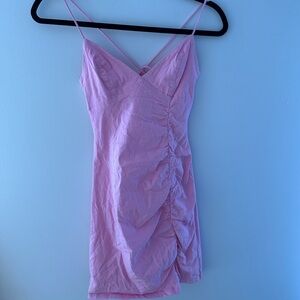 Princess Polly Pink Dress with Ruched Detail